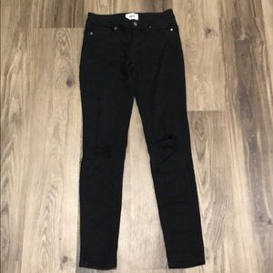 Paige black skinny jeans